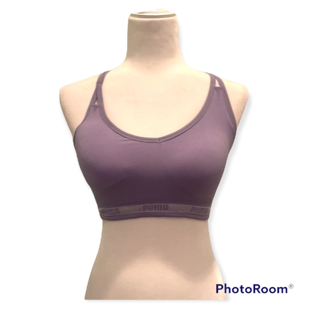 Puma Lilac Purple Woman’s Sports Bra Size Medium